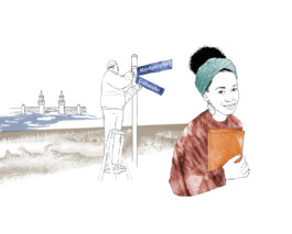 Schriftstellerin May Ayim 